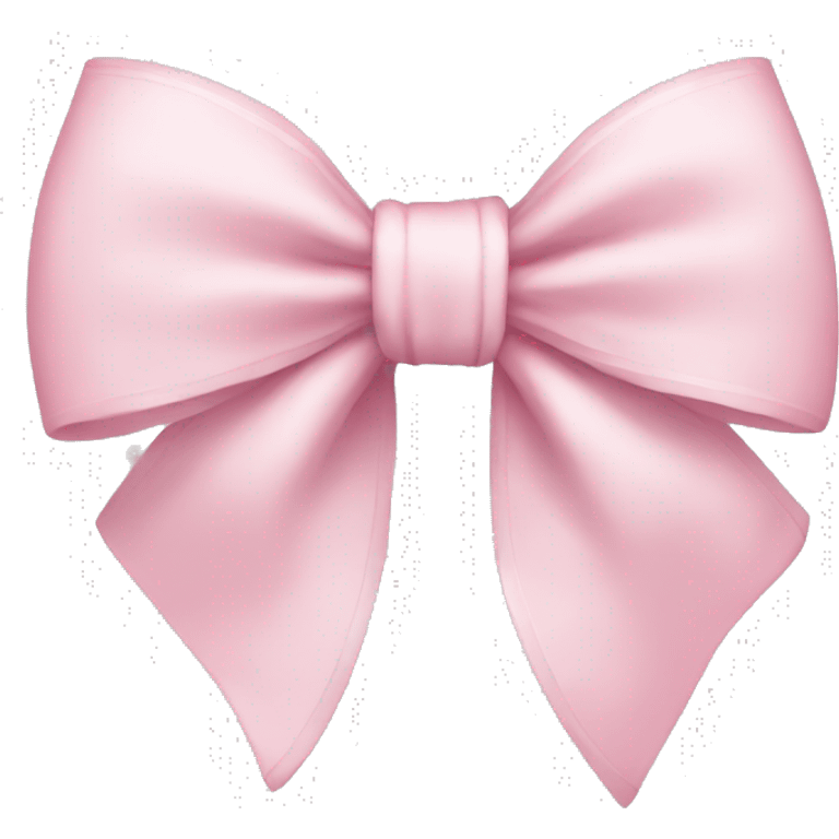 Light pink bow emoji