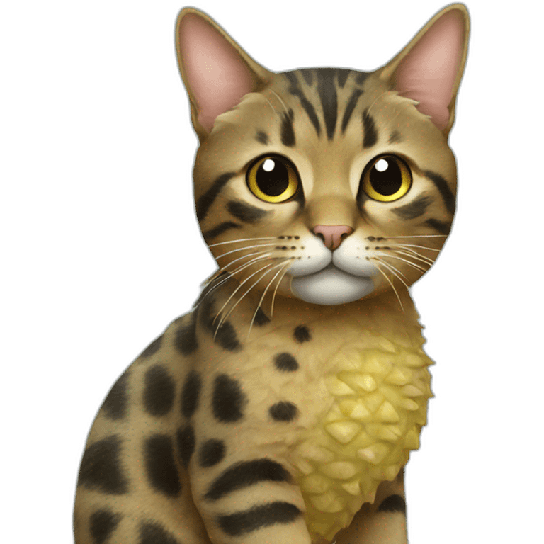 Cat pineapple emoji