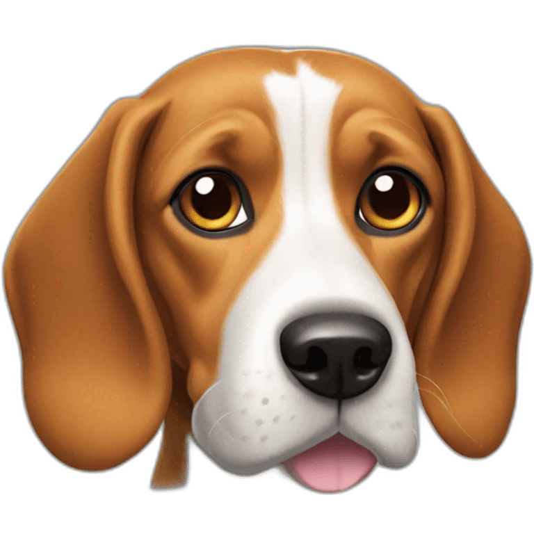 Beagle croisé teckel emoji