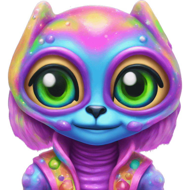 lisa frank alien emoji