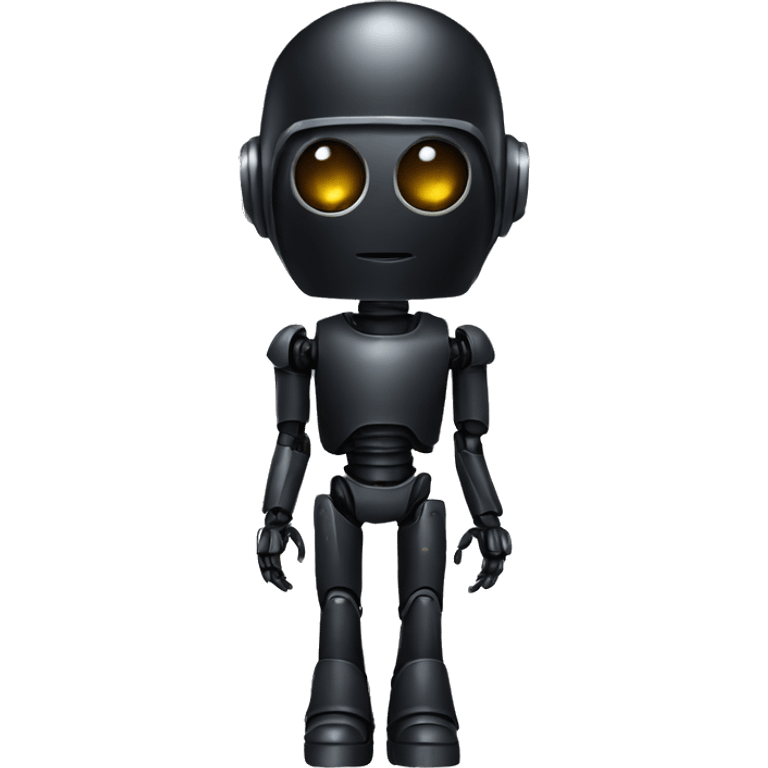 black robot emoji