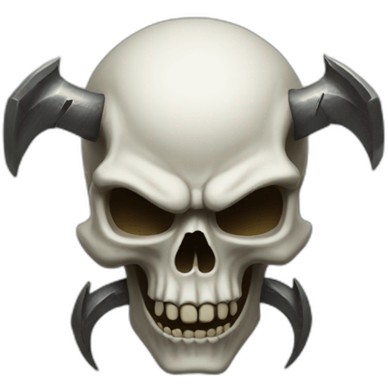 thunder skull emoji