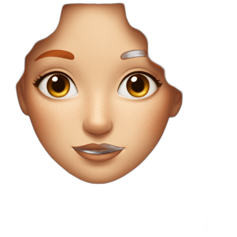 redhead woman has light skin with freckles sending a kiss emoji