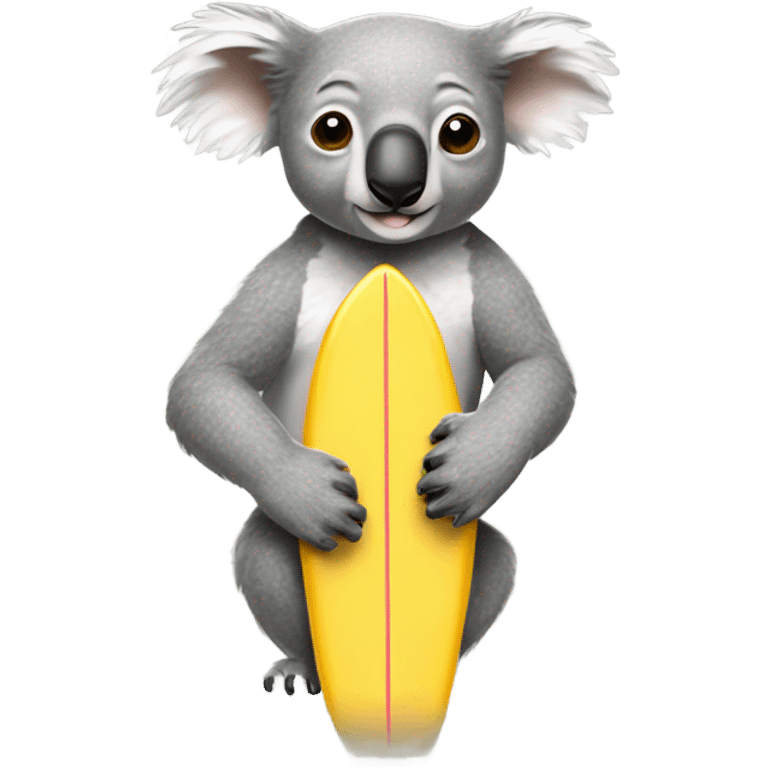 surfing koala emoji