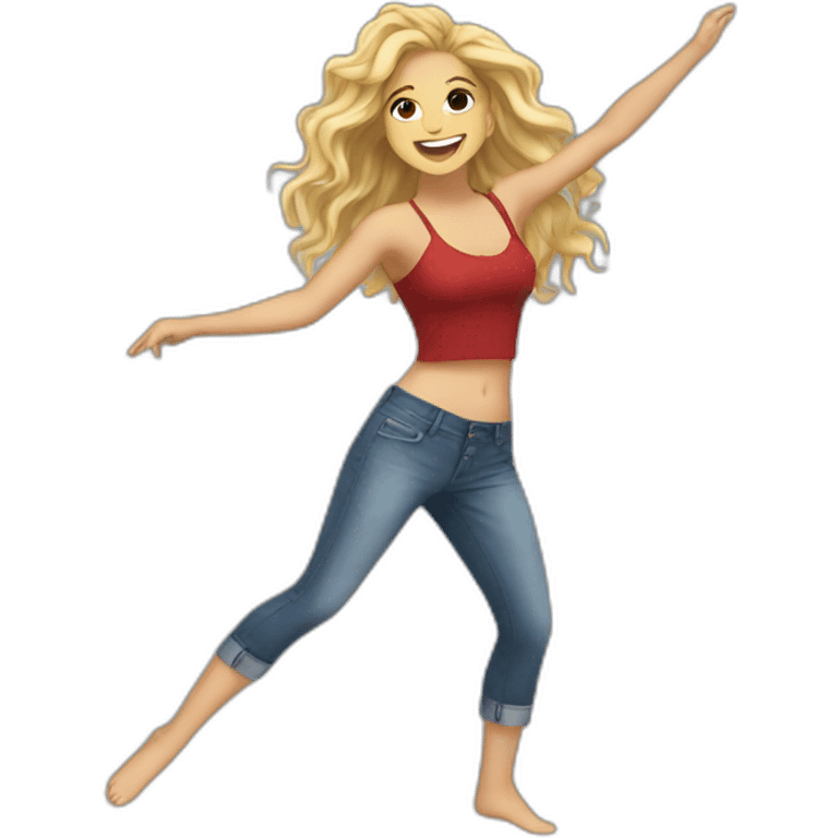 Dancing shakira emoji