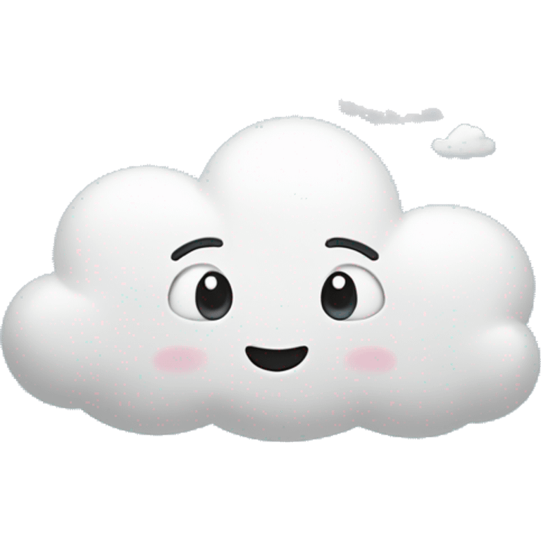 "Head in the Clouds" Emoji: A little face with clouds around its head, as if it were floating in thoughts. It represents being distracted or daydreaming. emoji