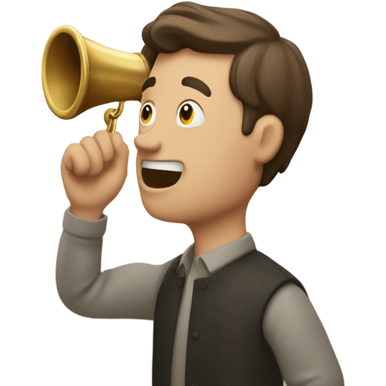 Man ringing a bell  emoji