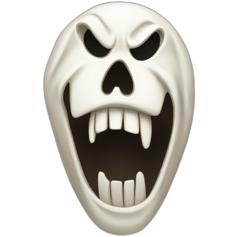 ghostface scream emoji