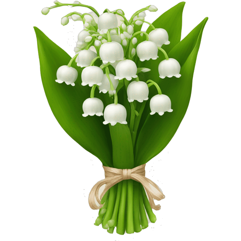 lily of the valley bouquet emoji