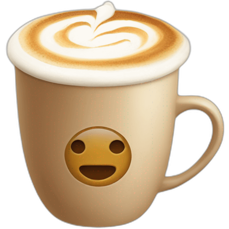 a cup of cappuccino with immobiliare.it logo drawn with the cream emoji