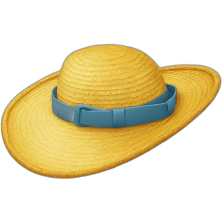 Sun hat emoji