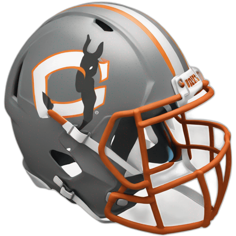 Denver donkey football helmet emoji