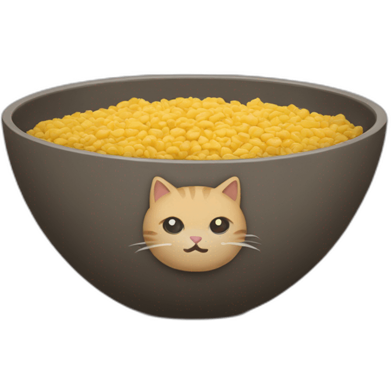 cat bowl emoji