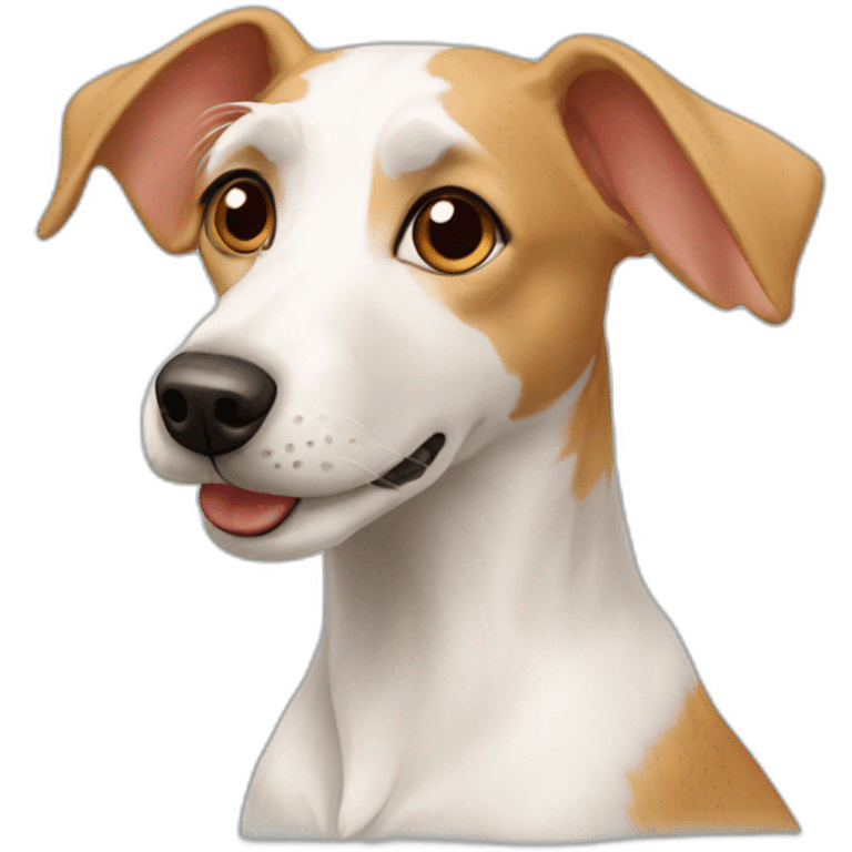 Maltese dog with podenco emoji