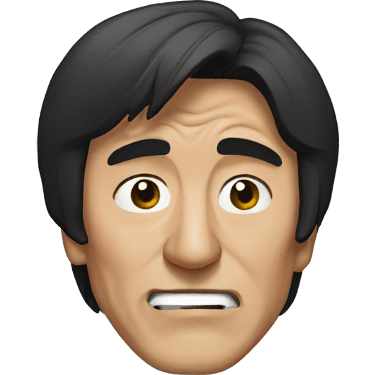 Jackie Chan what? Face emoji