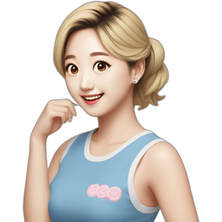 Park Jihyo from TWICE emoji