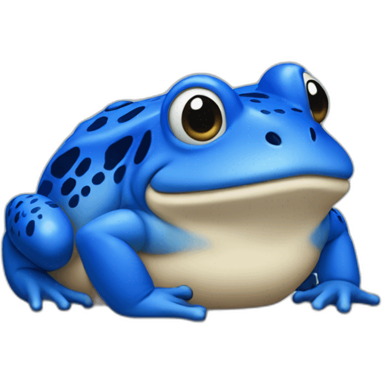 blue toad from mario emoji