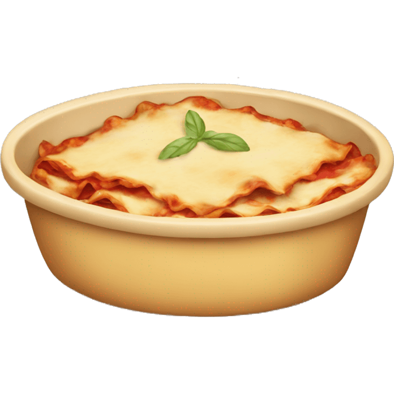 a bowl of lasagna emoji