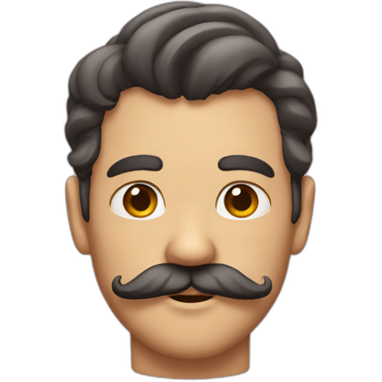 Thick moustache man emoji