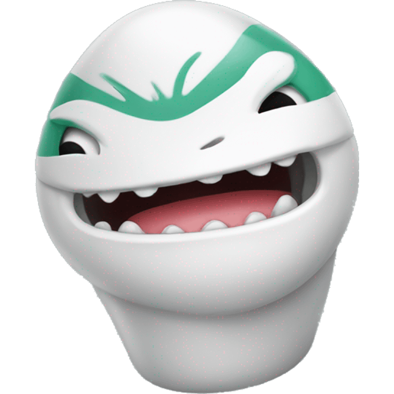 fat ninja dinosaur toothpaste emoji