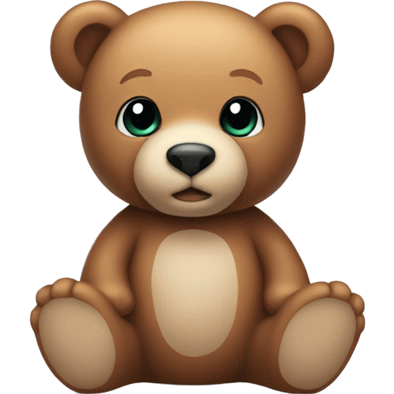 Cute teddy bear emoji