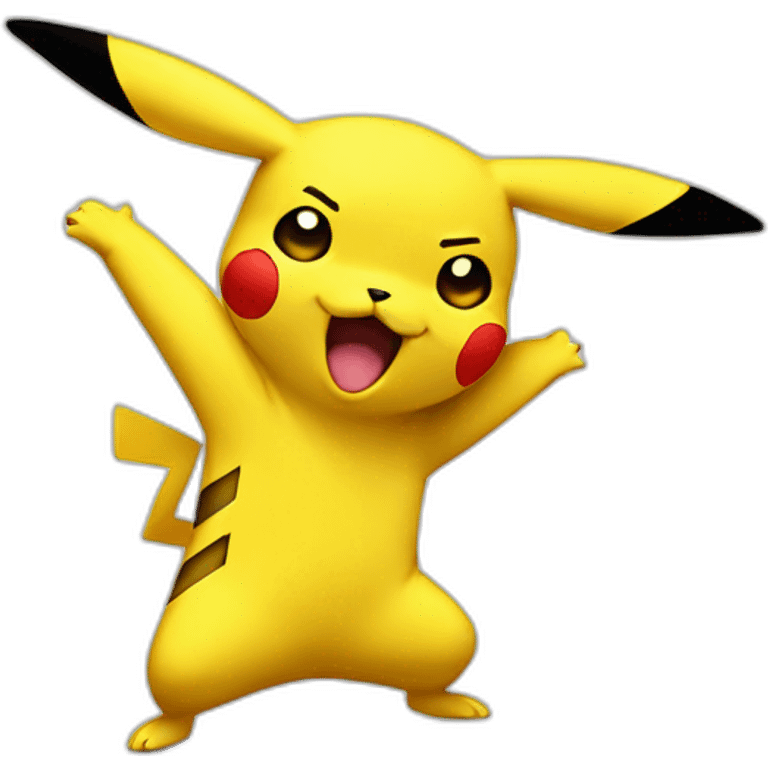 pikachu dab emoji