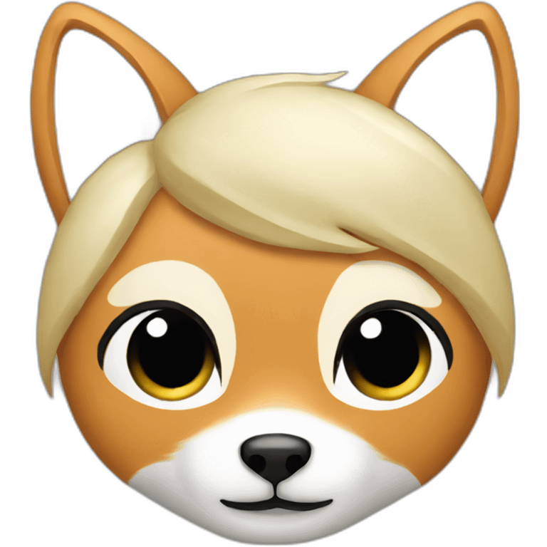 anthony-asian-designer-blond-hair-with-fox-on-shirt emoji