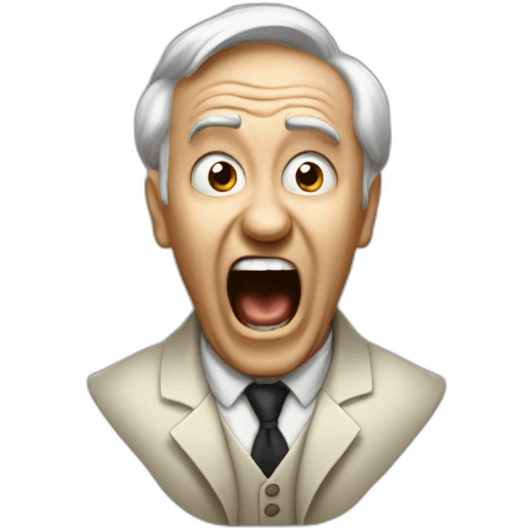 Thomas Edison screaming  emoji