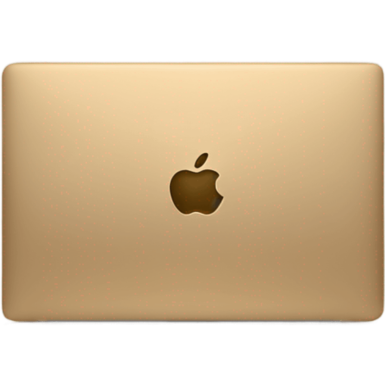 gold MacBook pro  emoji