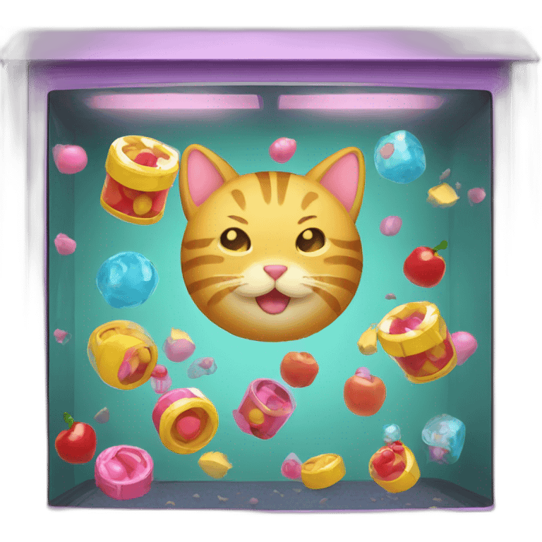 cat claw machine game emoji