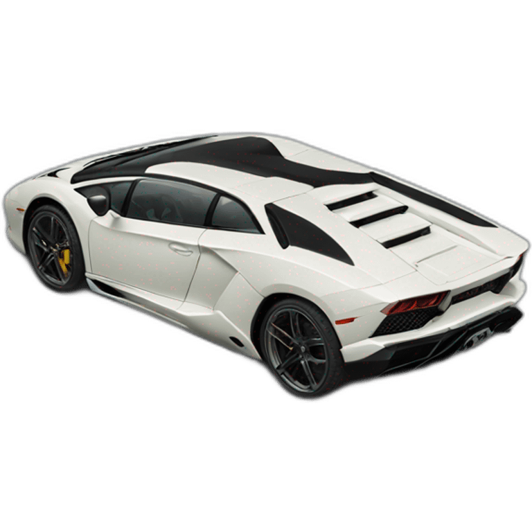 A lamborghini upperview emoji