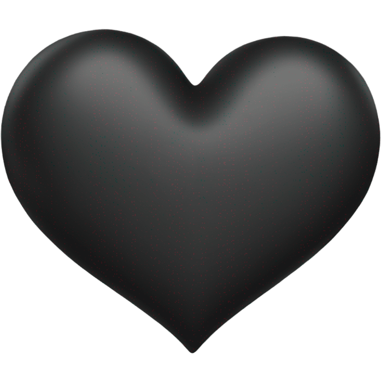 Black heart emoji