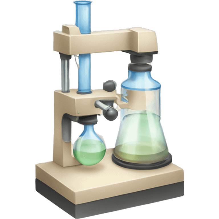 Light beige chemistry lab equipment emoji