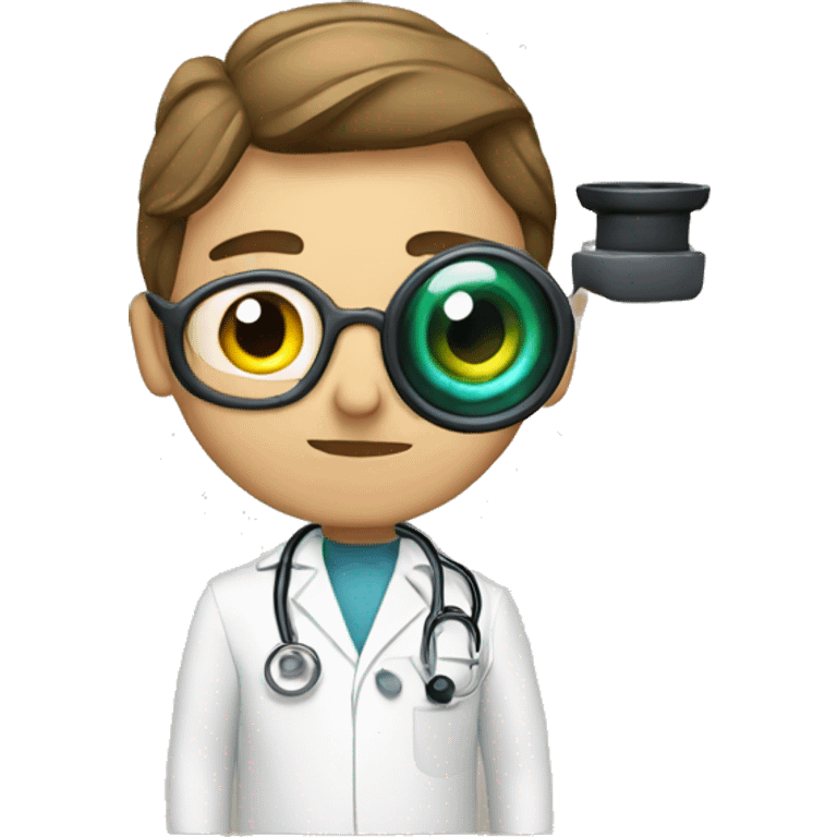 Doctor holding scope emoji