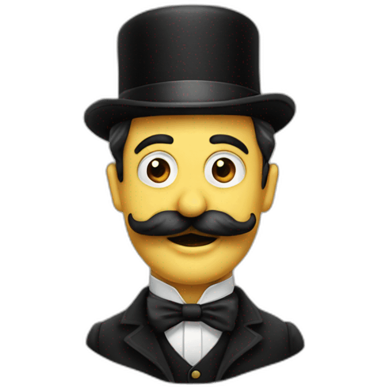 funny austrian chaplin moustache emoji