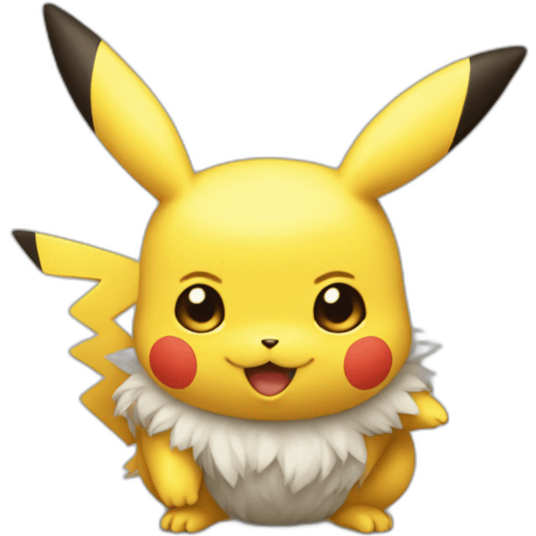 monochromatic pikachu emoji