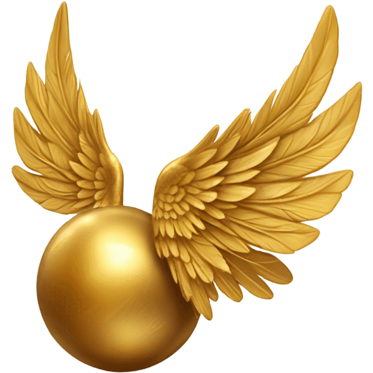 Golden snitch ball harry potter emoji