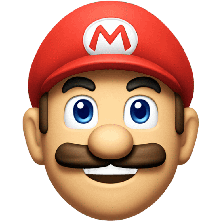 Mario made of chrome  emoji