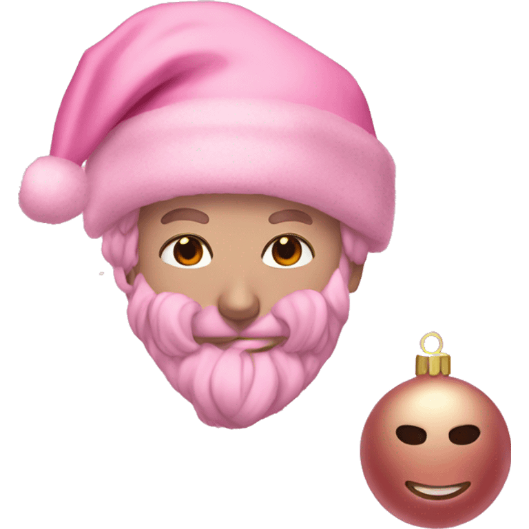 Pink Christmas aesthetic  emoji