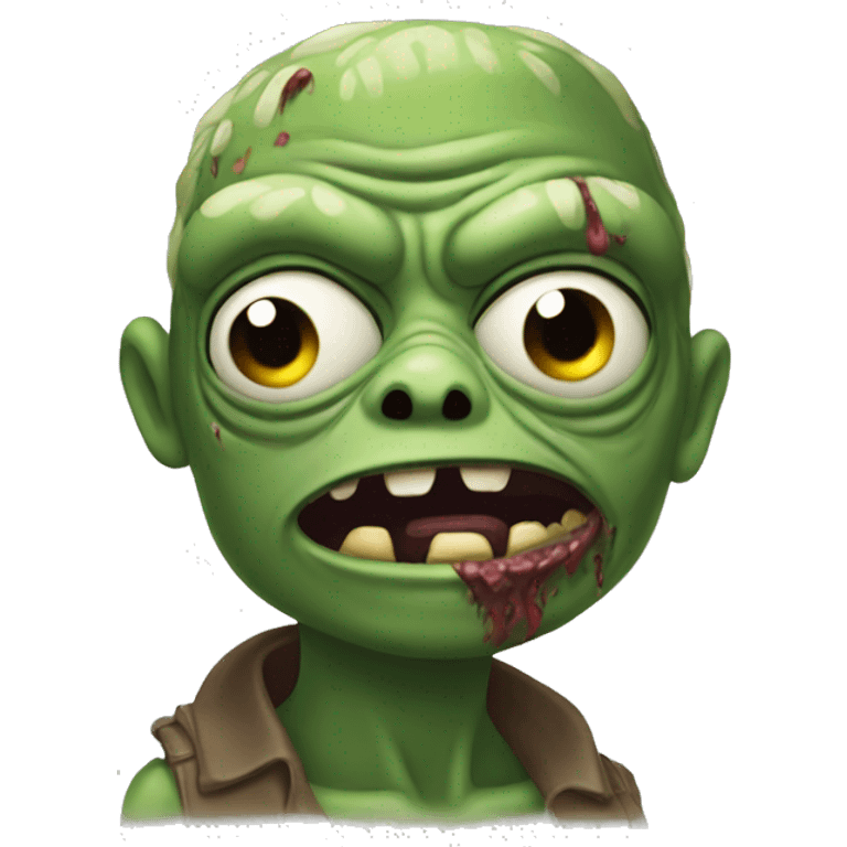 pepe a zombie emoji