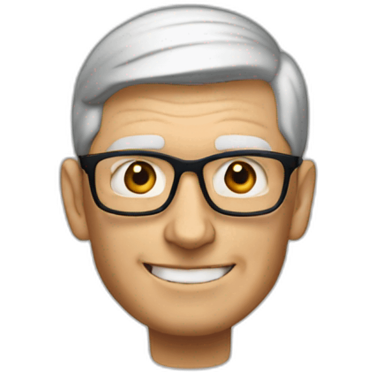 Tim cook. Apple emoji