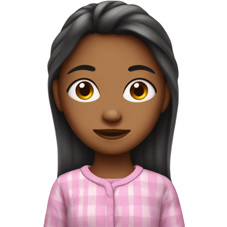 girl wearing pjs emoji