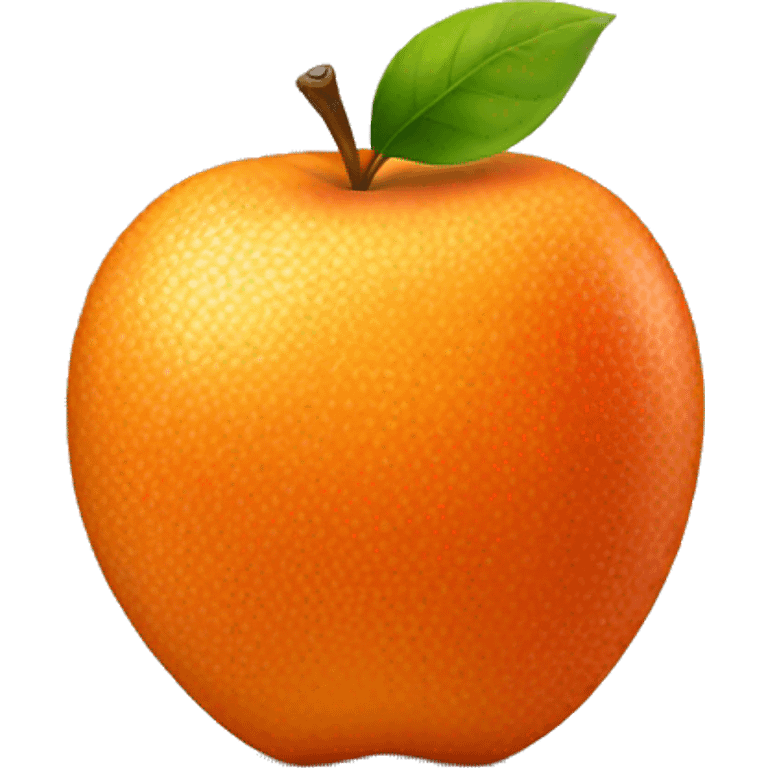 orange apple  emoji