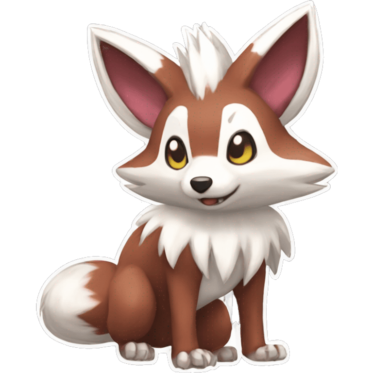 Lycanroc Rocruff Furret Zigzagoon emoji