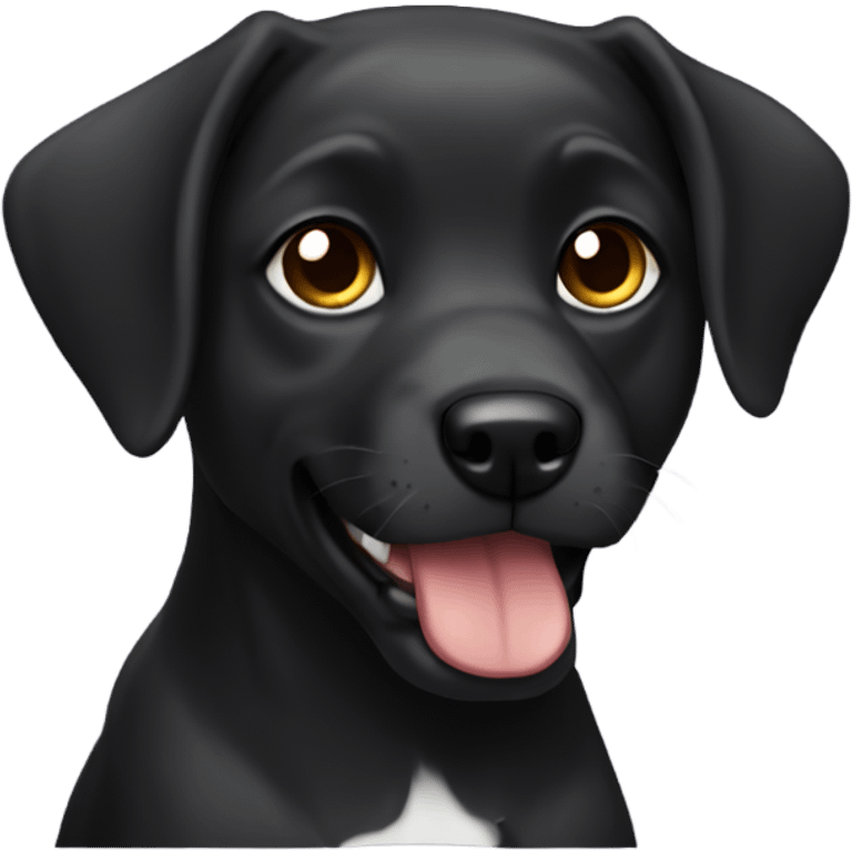 Perrito negro emoji