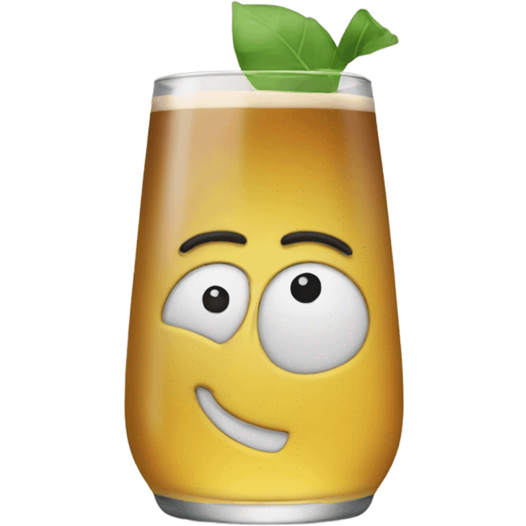 Happy drinking  emoji