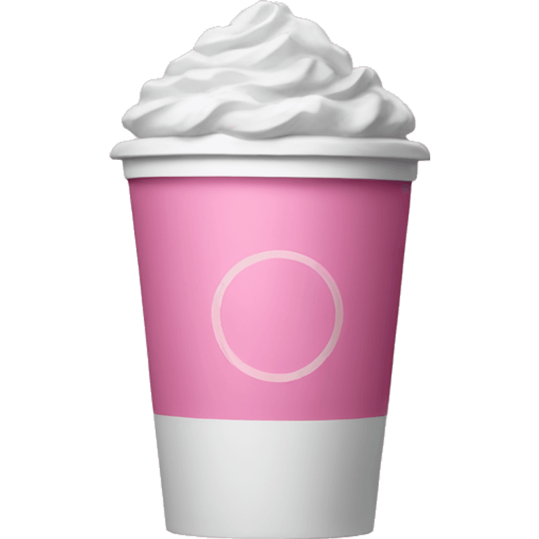 Pink Starbucks cup  emoji