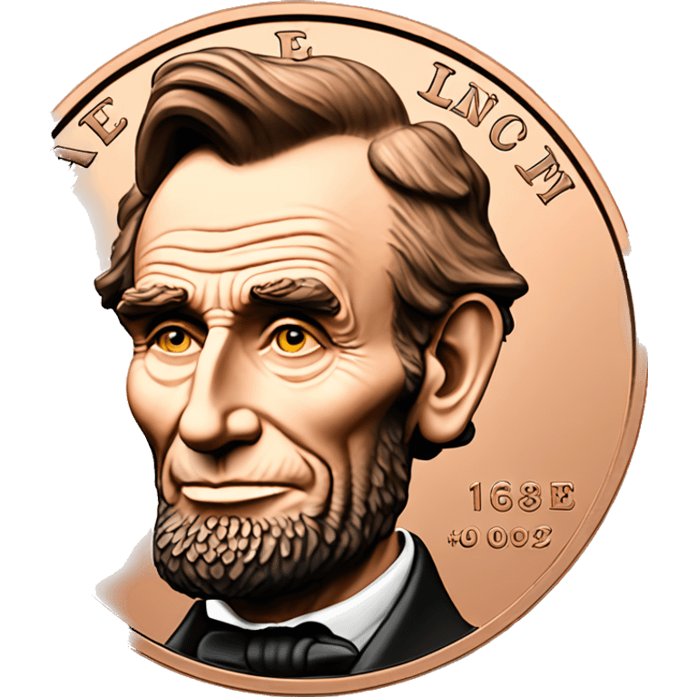 abe lincoln penny coin emoji