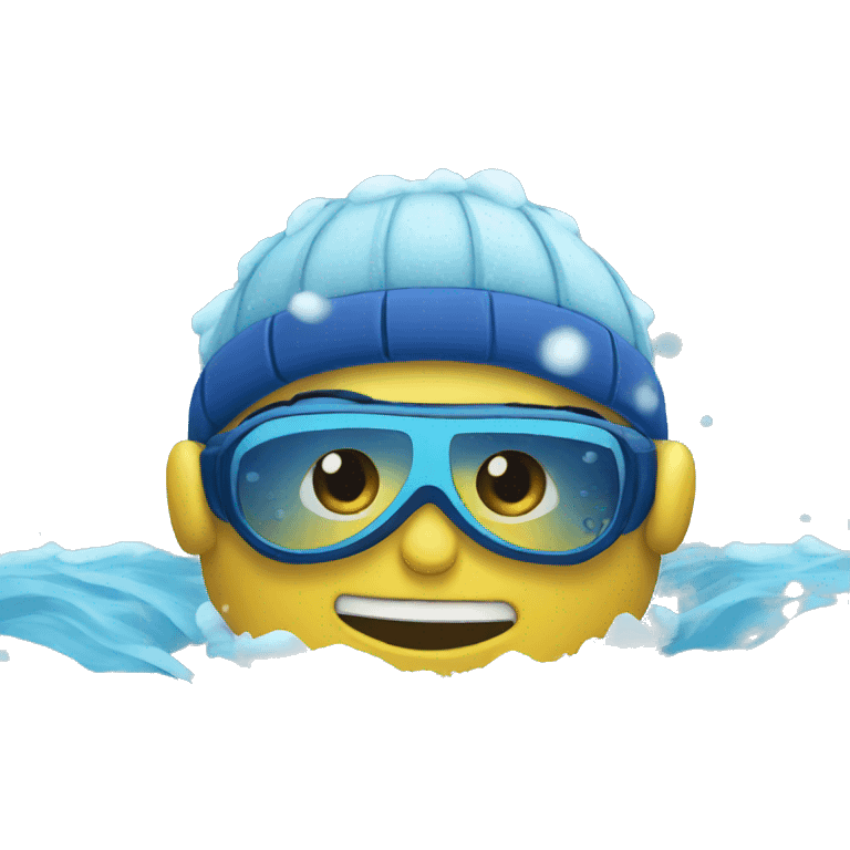 winter swim emoji