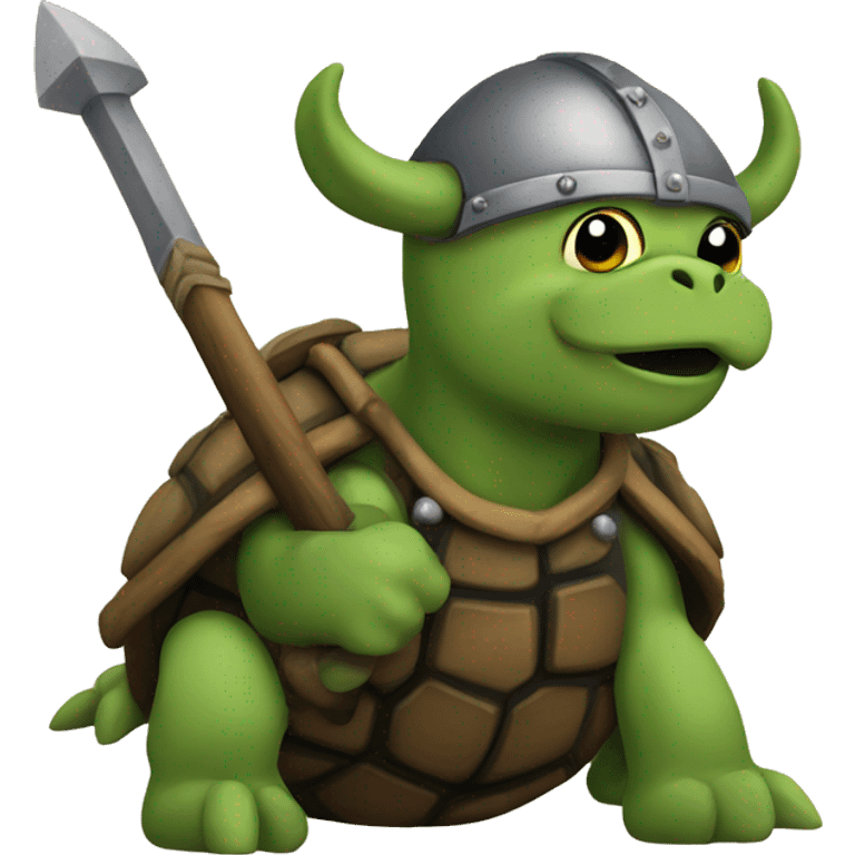 Viking turtle emoji